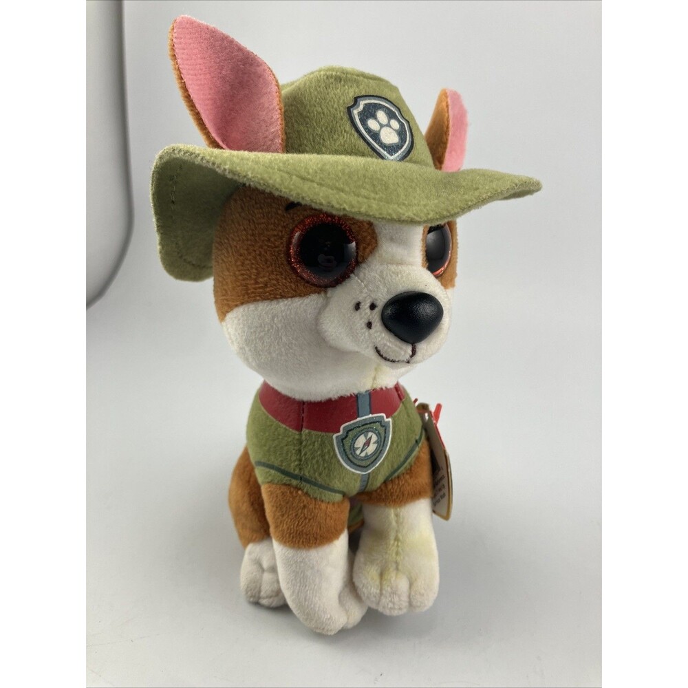 TY Beanie Boos 6" Tracker Paw Patrol Chihuahua Dog Plush Stuffed Animal w/ Tag